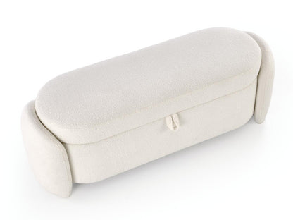 Minkštasuolis FICARIA suoliukas with storage function, kreminėy V-CH-FICARIA-ŁAWKA