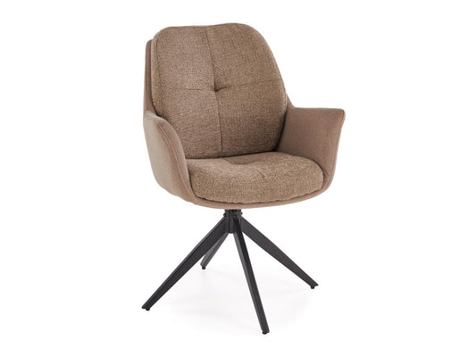 Kėdė K591 swivel kėdė, ruda V-CH-K/591-KR-BRĄZOWY