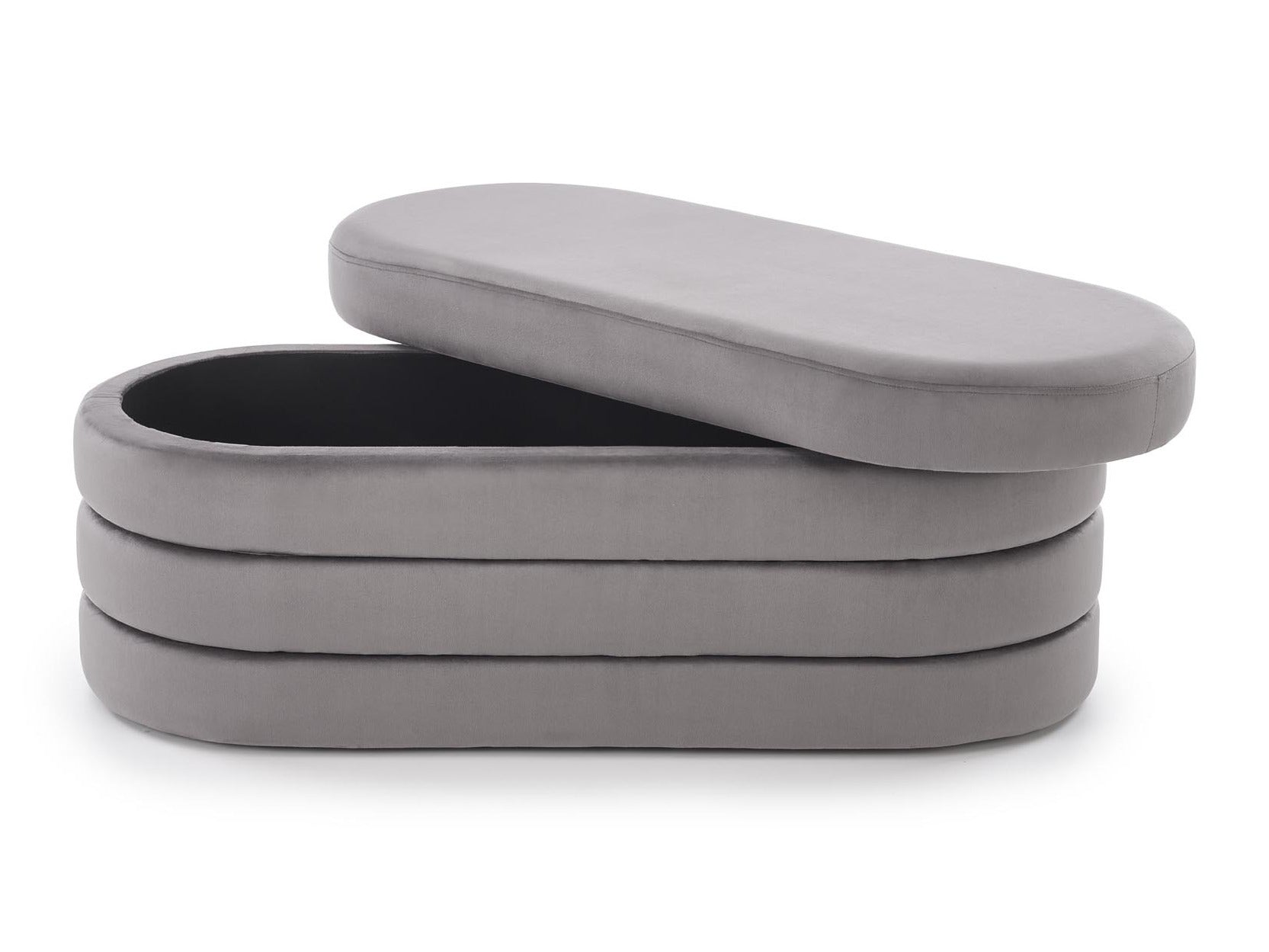 Minkštasuolis CALPI suoliukas with storage function, pilka V-CH-CALPI-ŁAWKA-POPIELATY (Pilka)