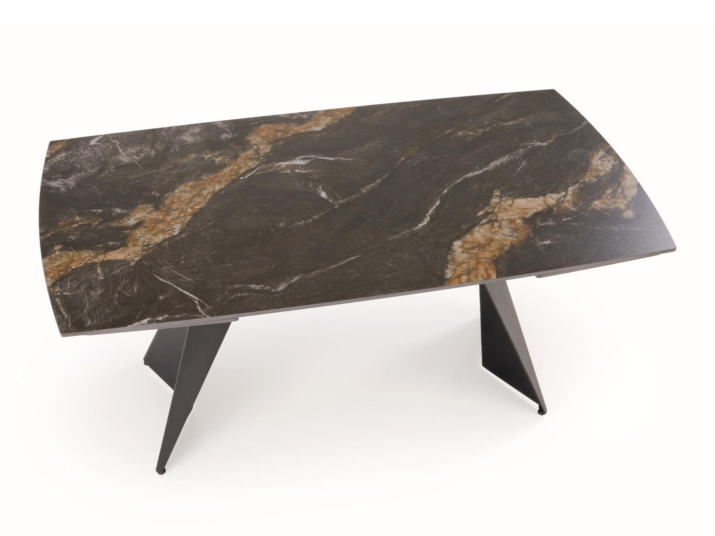 Stalas ARMANI extension stalas, juodas marmuras / juoda V-CH-ARMANI-ST