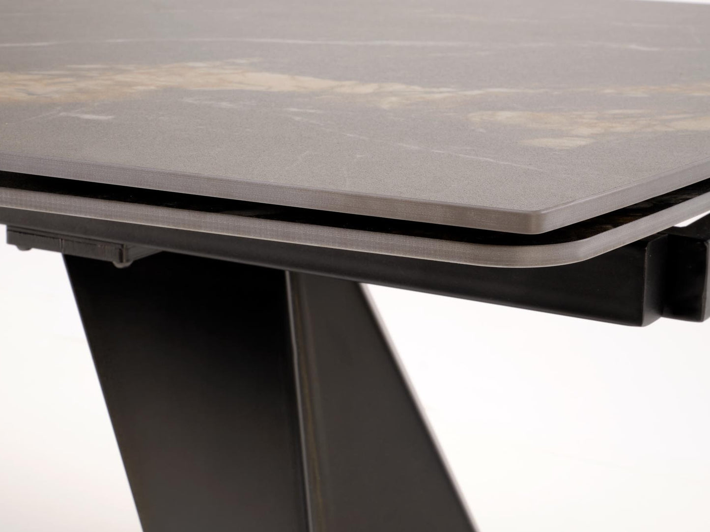 Stalas ARMANI extension stalas, juodas marmuras / juoda V-CH-ARMANI-ST