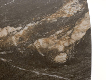 Stalas ARMANI extension stalas, juodas marmuras / juoda V-CH-ARMANI-ST