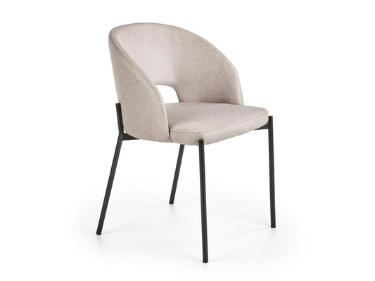 Kėdė K373, Spalva: Smėlinė + Juoda 4225081