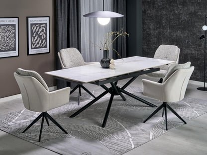 Kėdė K591 swivel kėdė, šviesi pilka V-CH-K/591-KR-J.POPIELATY (Šviesi pilka)