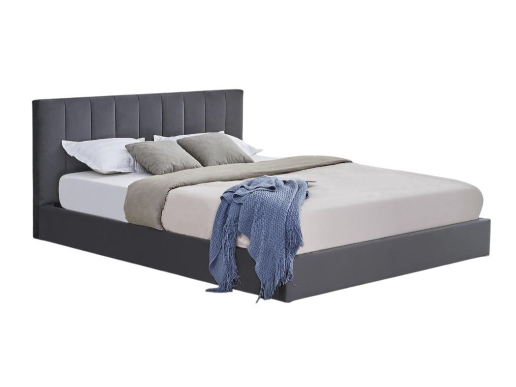 Lova KATARINA lova with lovading container, pilka V-CH-KATARINA_160-LOZ-POPIELATY 4235548