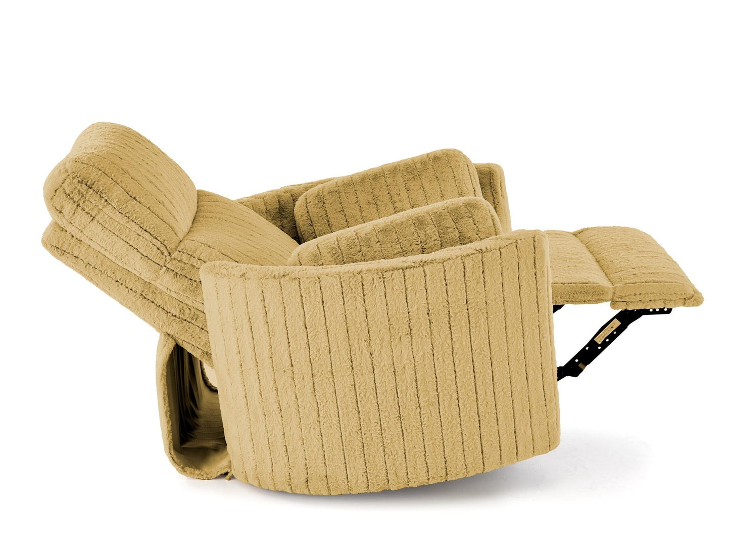 Fotelis reglaineris PEGAS leisure kėdė V-CH-PEGAS-FOT-MUSZTARDOWY, Spalva: Geltona