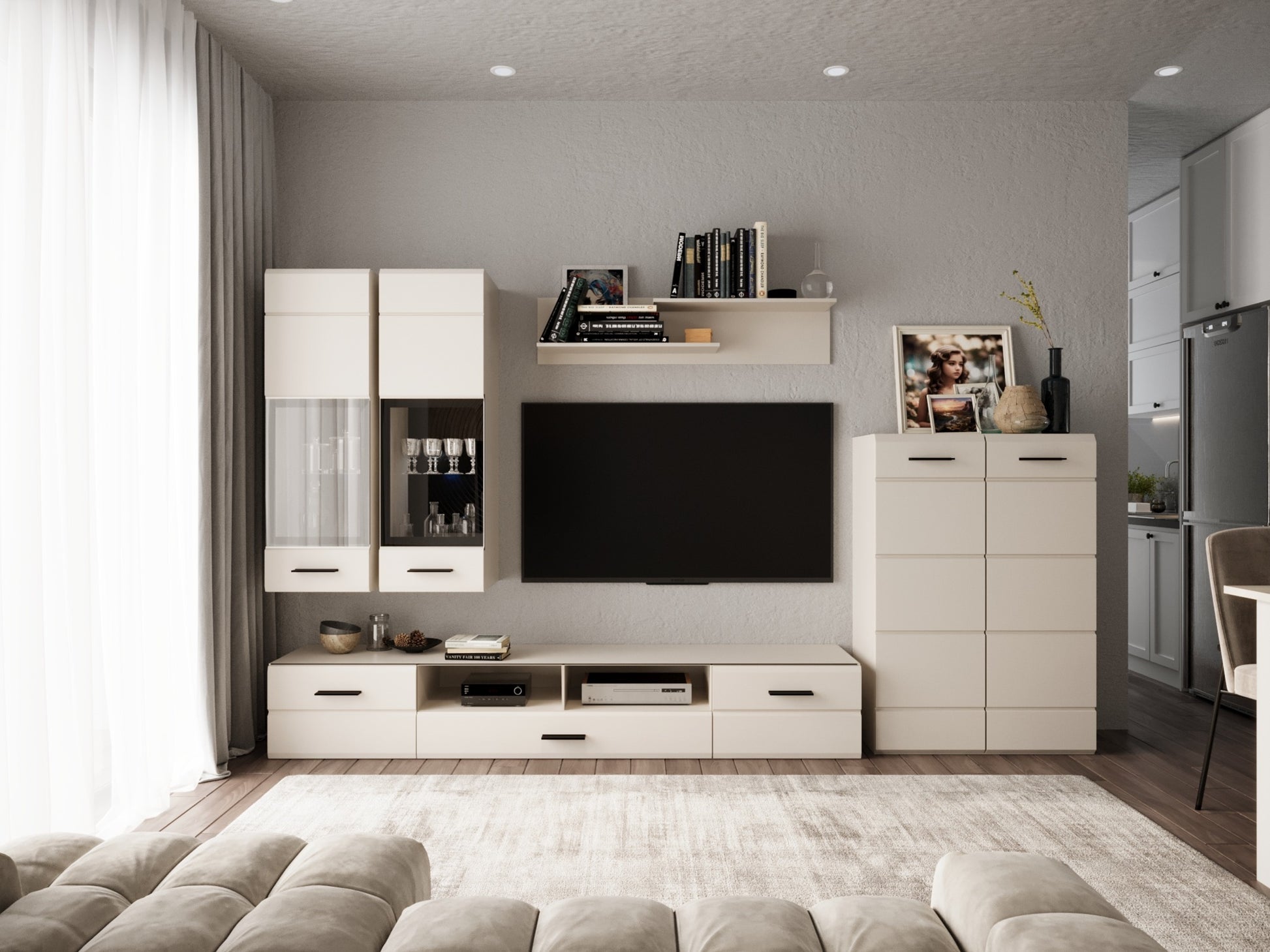 Svetainės komplektas VALETTA komplektas color: kašmyras V-UA-VALETTA-KASZMIR