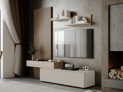 Svetainės komplektas CAMINO komplektas color: artisan ąžuolas / kašmyras V-UA-CAMINO-ARTISAN/KASZMIR (Artisan ąžuolas + Kašmyras)