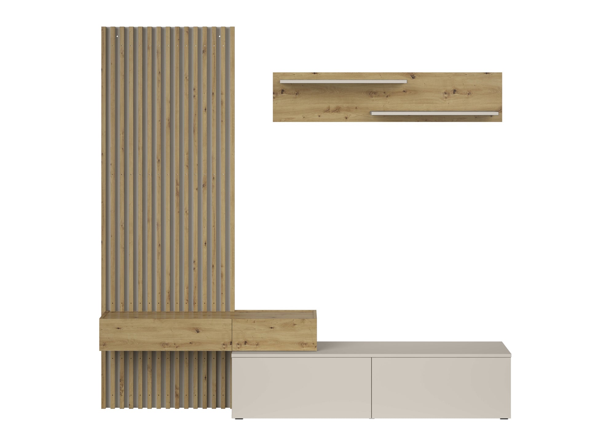 Svetainės komplektas CAMINO komplektas color: artisan ąžuolas / kašmyras V-UA-CAMINO-ARTISAN/KASZMIR (Artisan ąžuolas + Kašmyras)