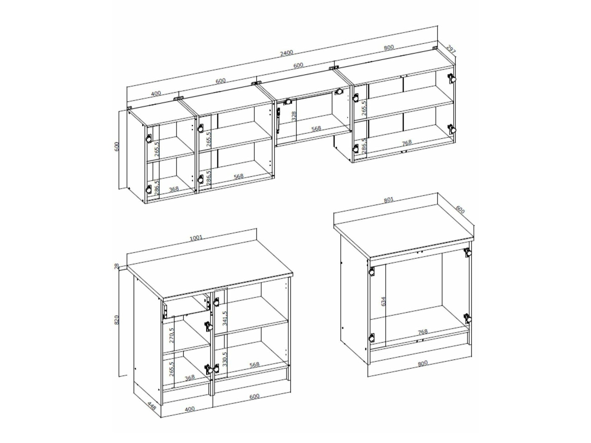 Virtuvės komplektas Houston 1721 4500472