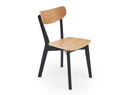 Kėdė HAITI kėdė, juoda / natural ąžuolas V-PL-HAITI-KR-CZARNY/NATURALNY