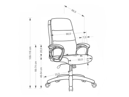 Biuro kėdė SAILOR swivel fotelis V-CH-SAILOR-FOT-BEŻOWY, Spalva: Smėlinė