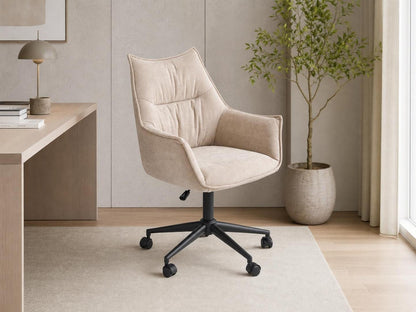 Biuro kėdė CLIO swivel fotelis V-CH-CLIO-FOT-BEŻOWY, Spalva: Smėlinė