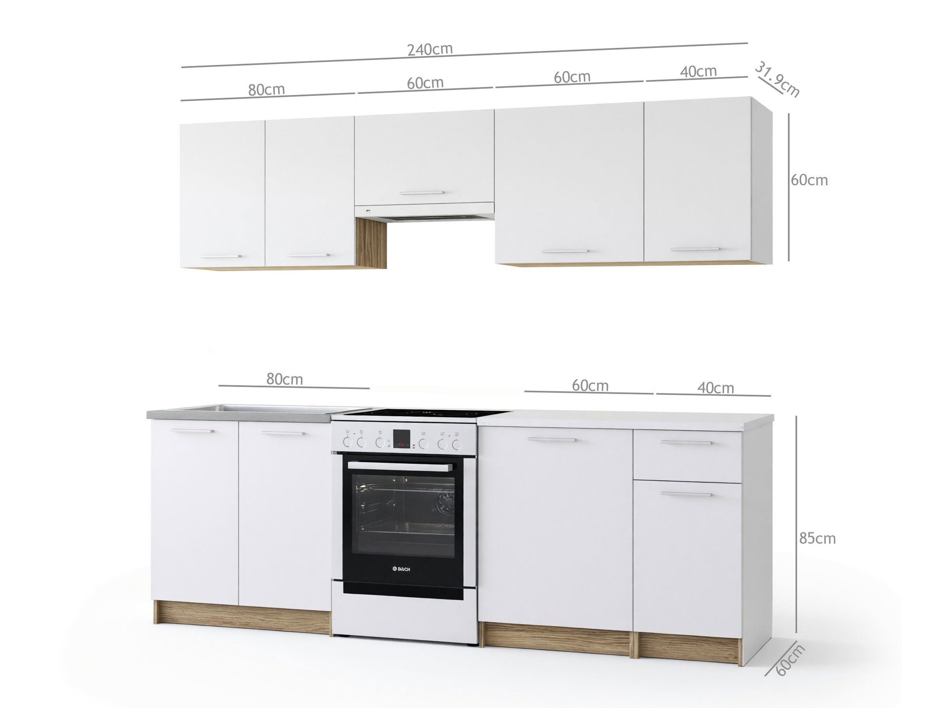 Virtuvės komplektas Houston 856 4840831