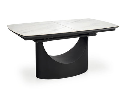 Stalas OSMAN extension stalas, baltas marmuras / juoda V-CH-OSMAN-ST