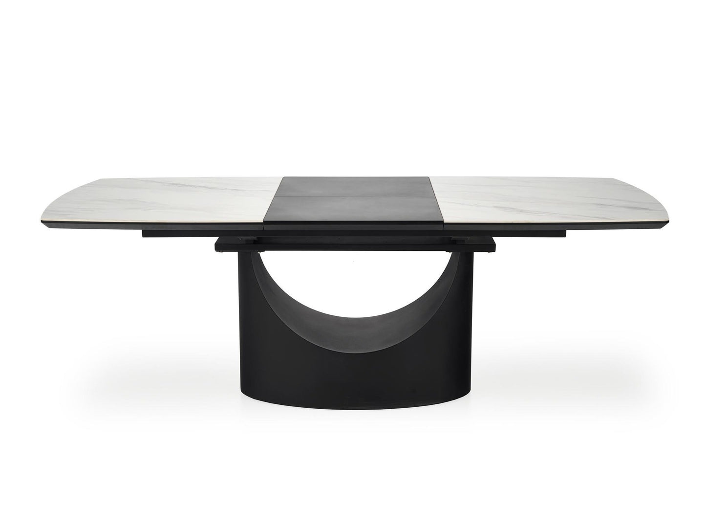 Stalas OSMAN extension stalas, baltas marmuras / juoda V-CH-OSMAN-ST