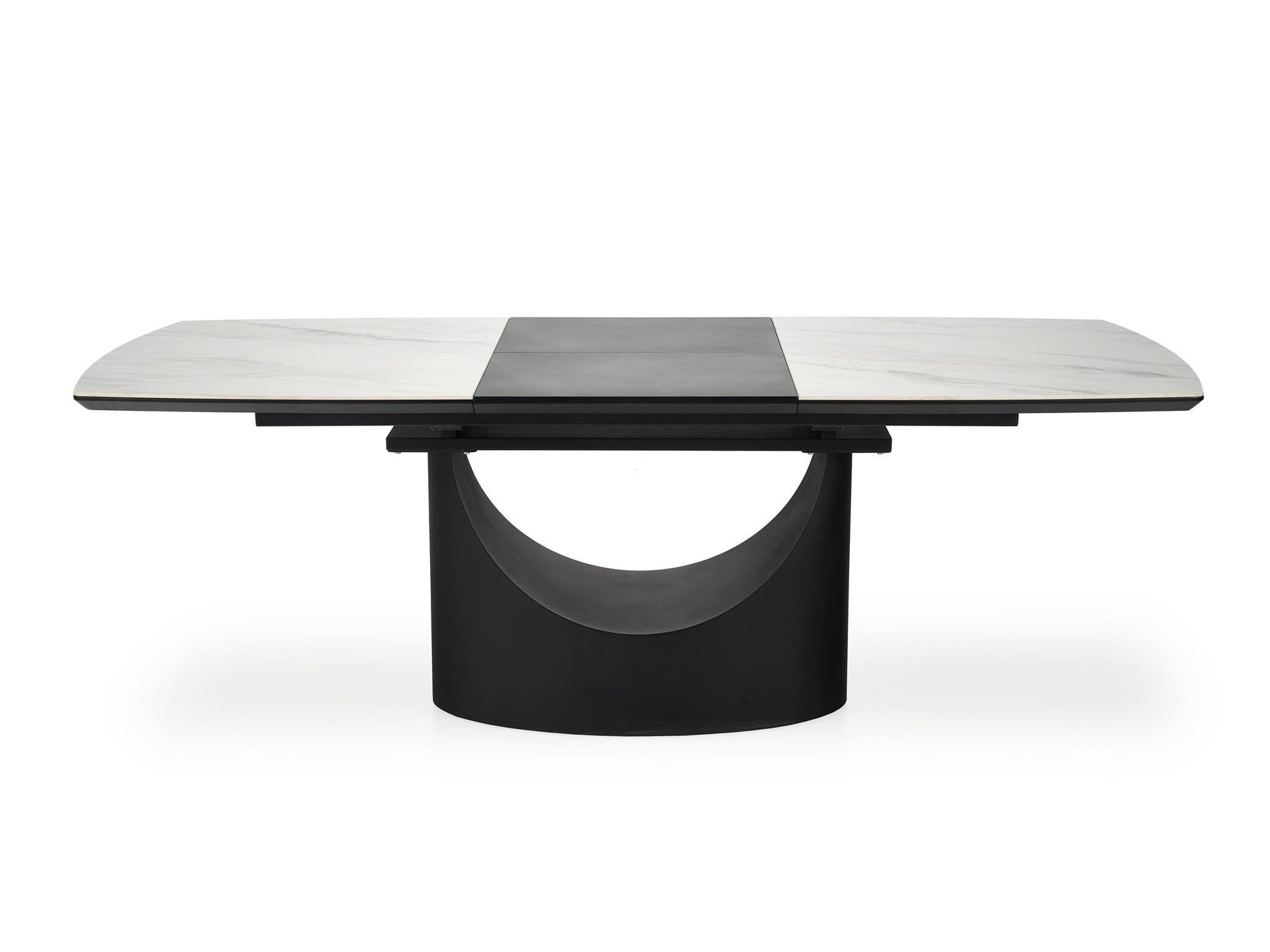 Stalas OSMAN extension stalas, baltas marmuras / juoda V-CH-OSMAN-ST