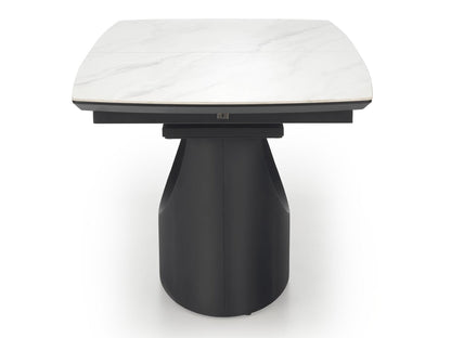 Stalas OSMAN extension stalas, baltas marmuras / juoda V-CH-OSMAN-ST