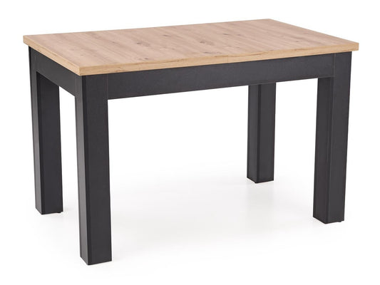 Stalas GIZMO extension stalas V-PL-GIZMO-ST-ARTISAN/CZARNY, Spalva: Artisan ąžuolas + Juoda
