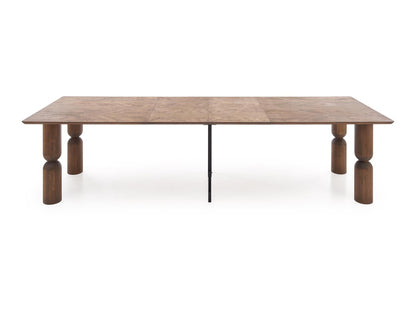 Stalas Melton extension stalas, color: šviesus riešutas / šviesus riešutas V-PL-MELTON-ST