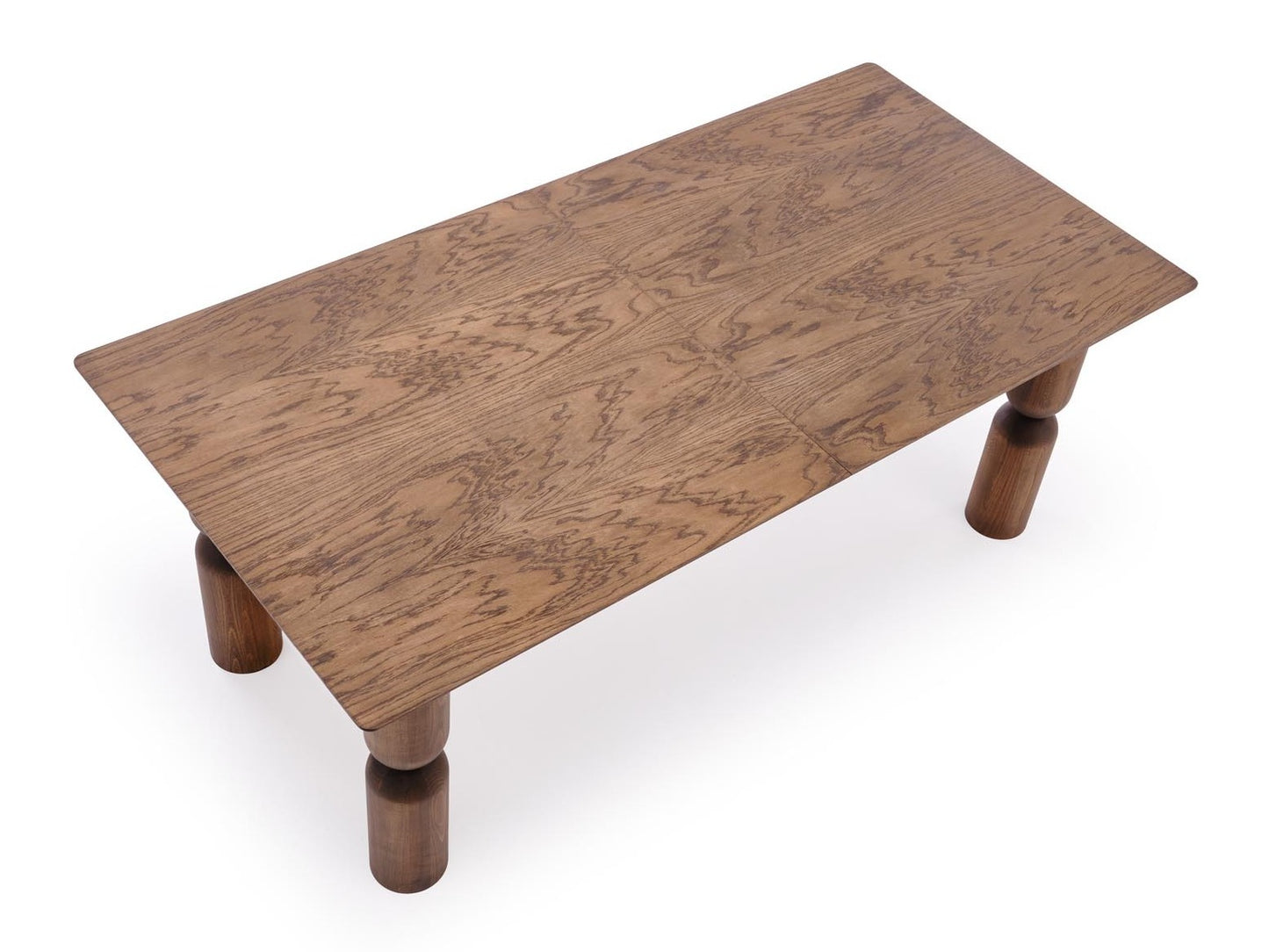 Stalas Melton extension stalas, color: šviesus riešutas / šviesus riešutas V-PL-MELTON-ST