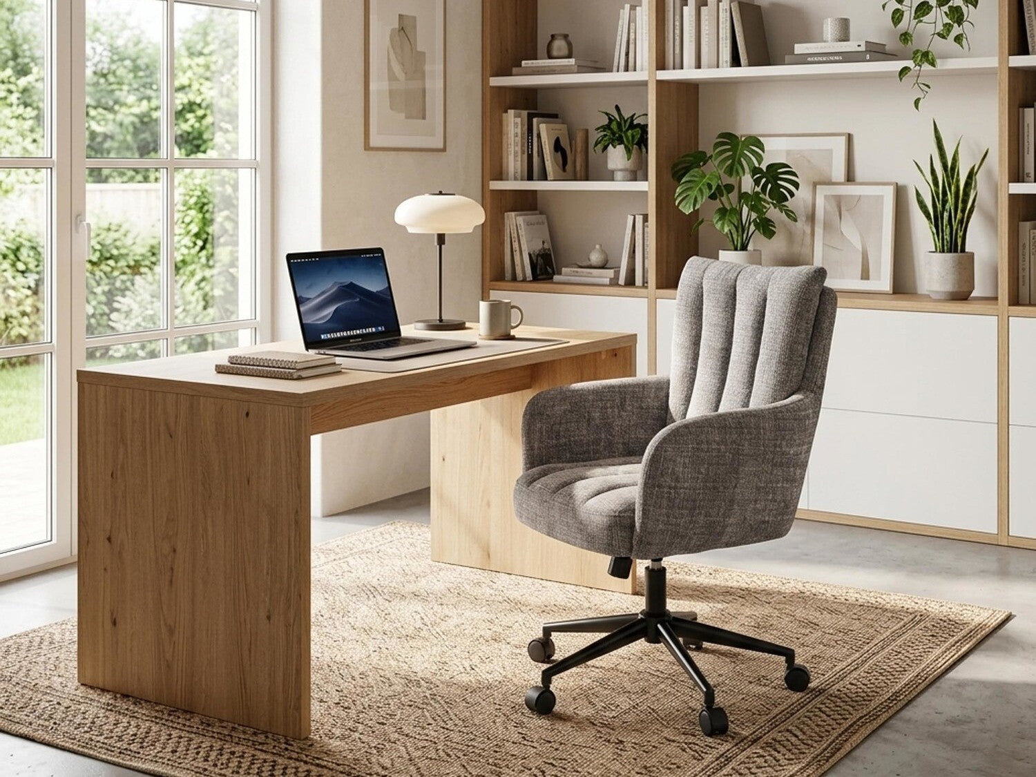Biuro kėdė MISHEL swivel fotelis, pilka V-CH-MISHEL-FOT-POPIELATY (Pilka)