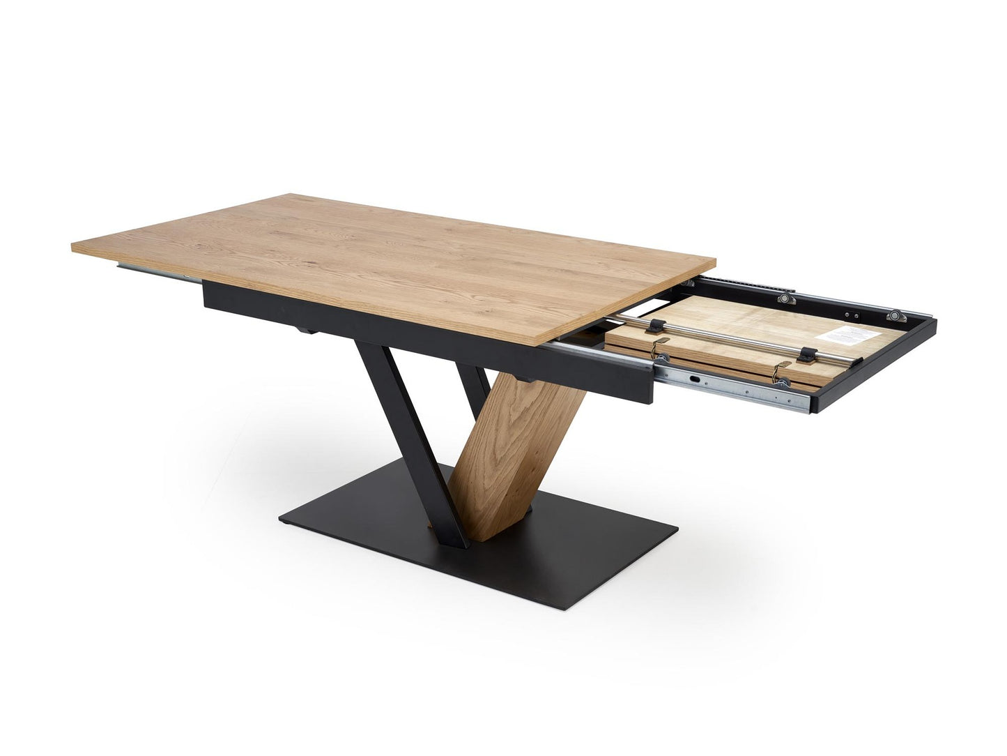 Stalas FANIS extension stalas, natural / juoda V-CH-FANIS-ST