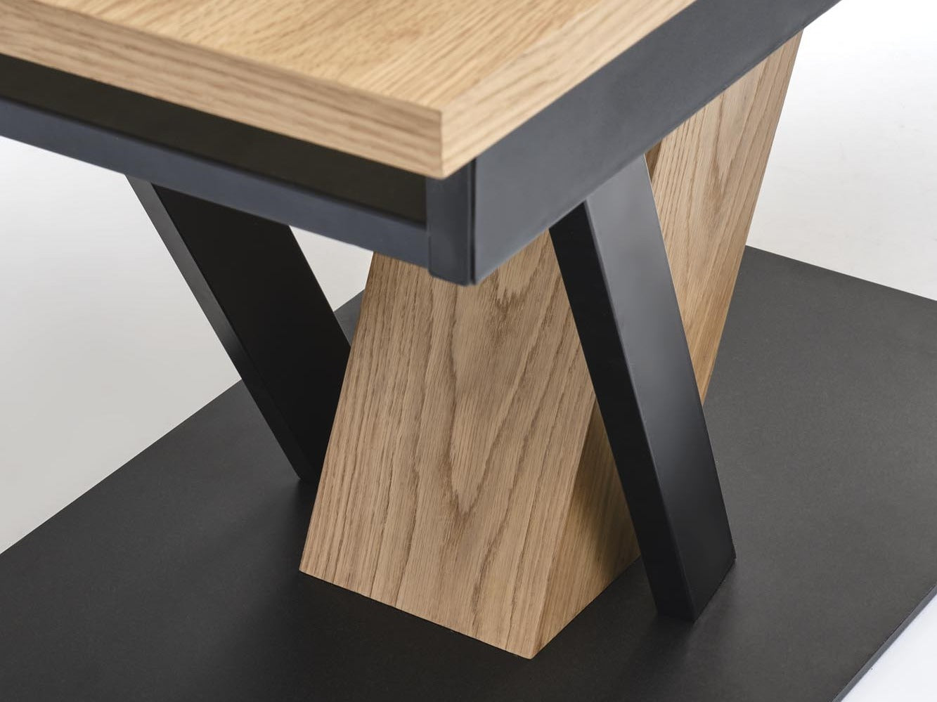 Stalas FANIS extension stalas, natural / juoda V-CH-FANIS-ST