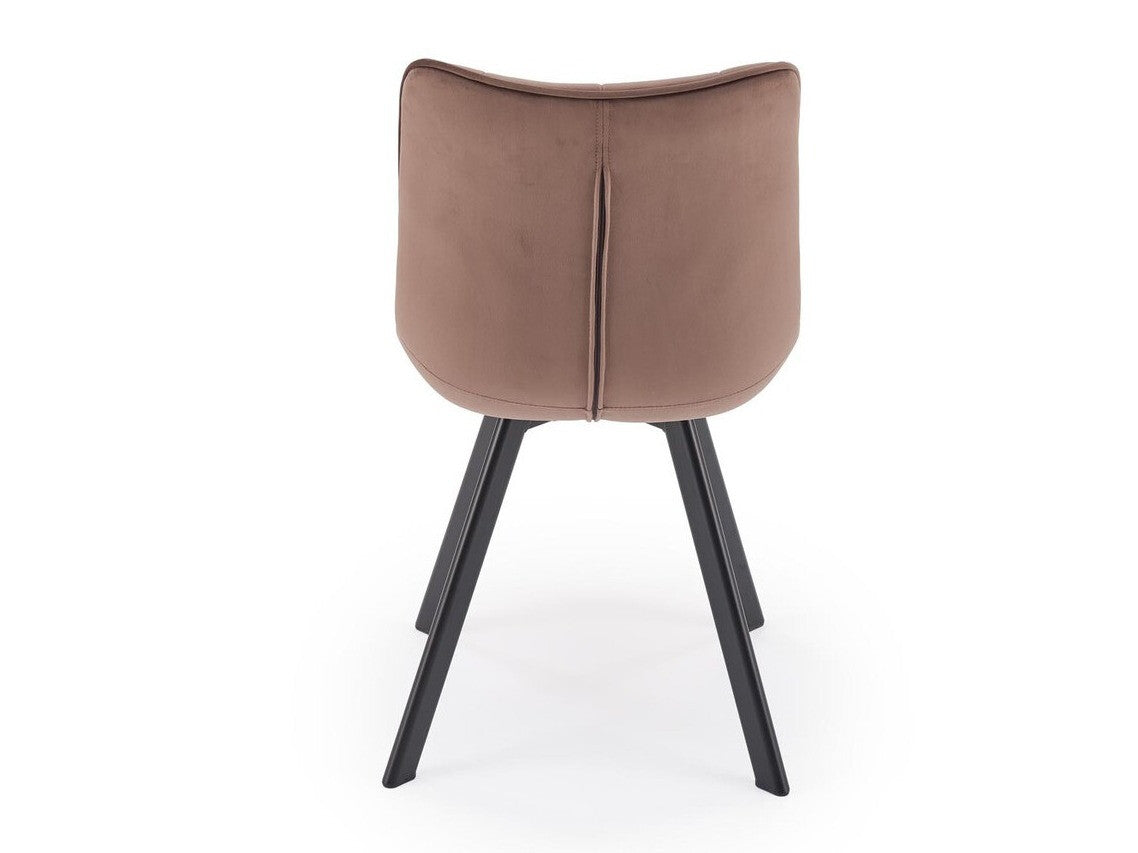 Kėdė K332 V-CH-K/332-KR-MOKKA, Spalva: Ruda + Juoda