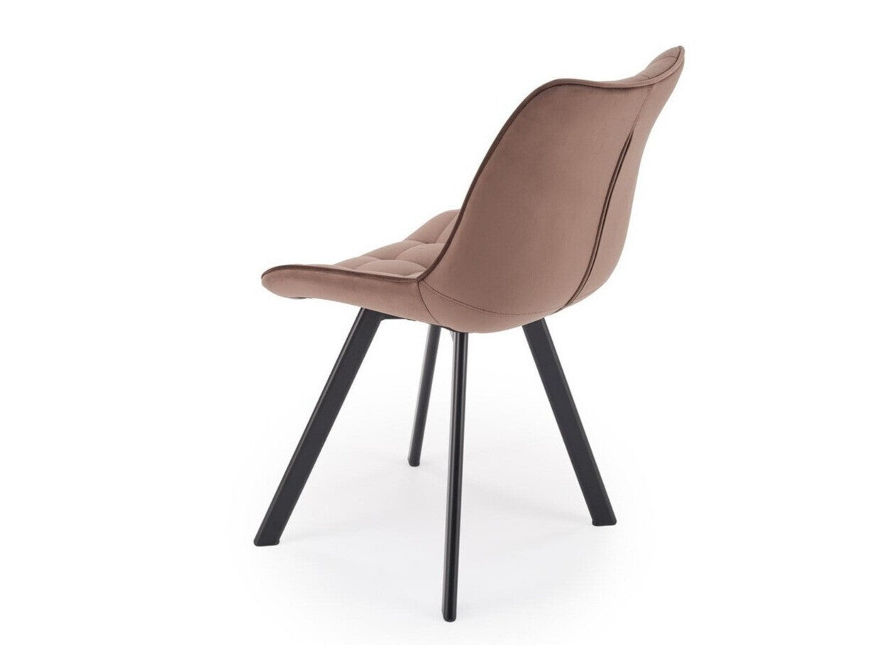 Kėdė K332 V-CH-K/332-KR-MOKKA, Spalva: Ruda + Juoda