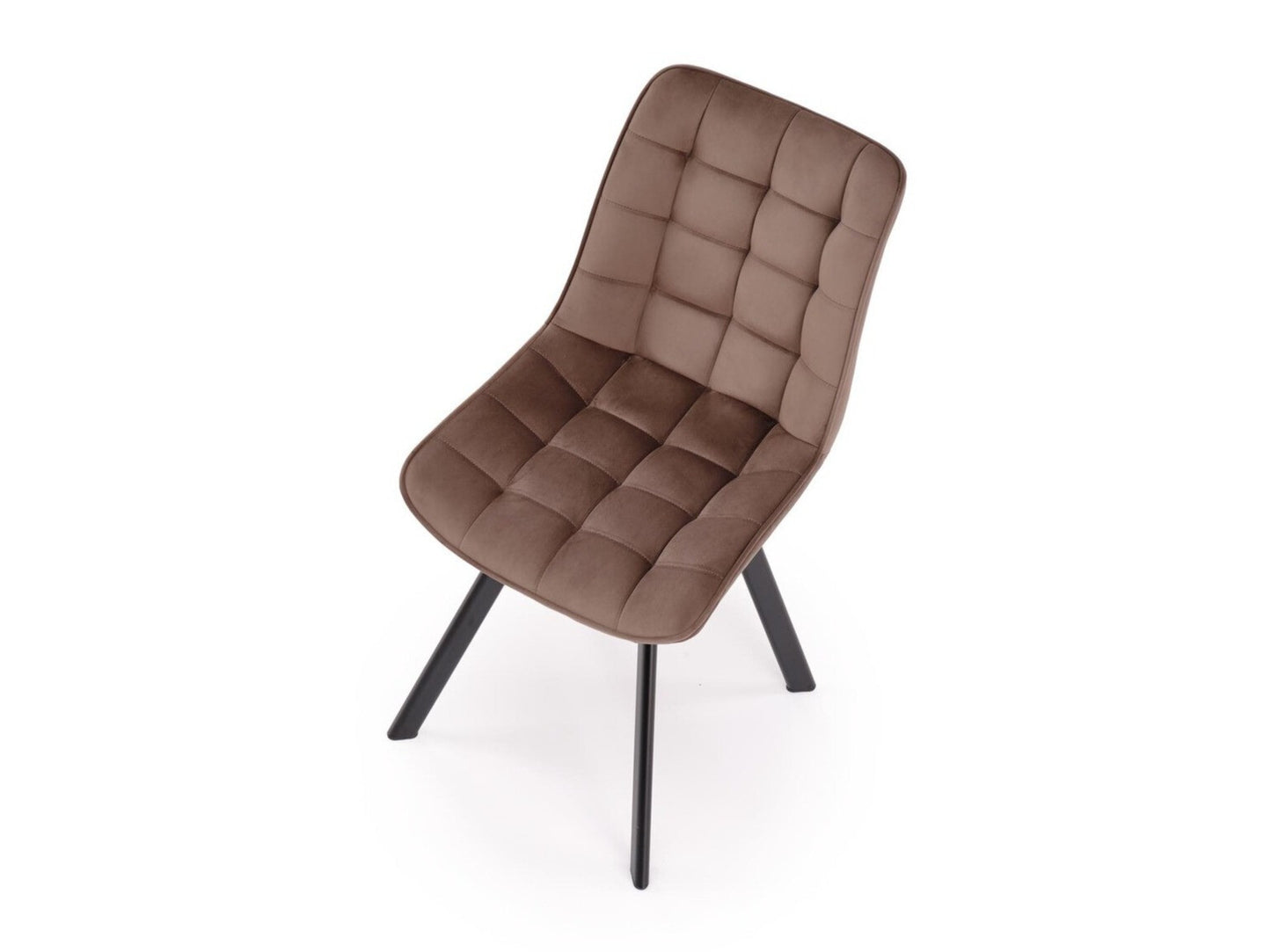 Kėdė K332 V-CH-K/332-KR-MOKKA, Spalva: Ruda + Juoda
