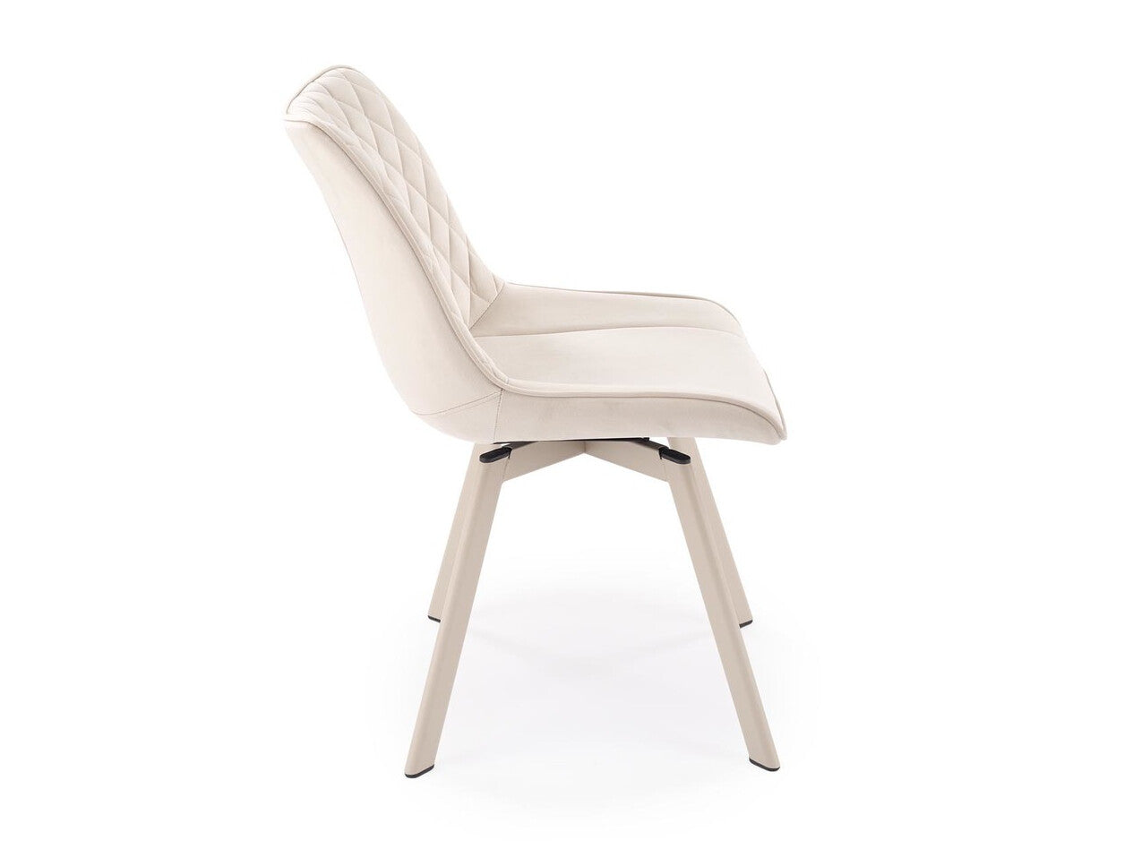 Kėdė K520 V-CH-K/520_CS-KR-J.BEŻOWY, Spalva: Bluvel 30