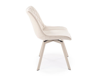 Kėdė K520 V-CH-K/520_CS-KR-J.BEŻOWY, Spalva: Bluvel 30
