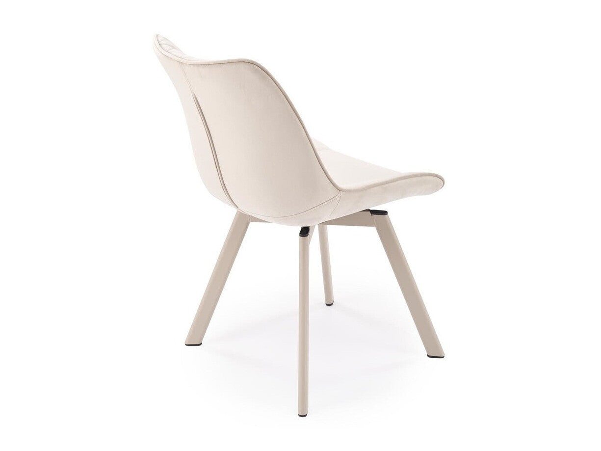 Kėdė K520 V-CH-K/520_CS-KR-J.BEŻOWY, Spalva: Bluvel 30