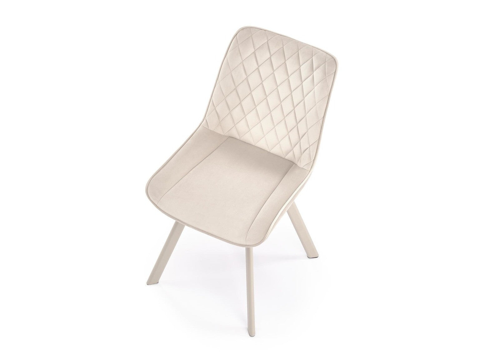 Kėdė K520 V-CH-K/520_CS-KR-J.BEŻOWY, Spalva: Bluvel 30