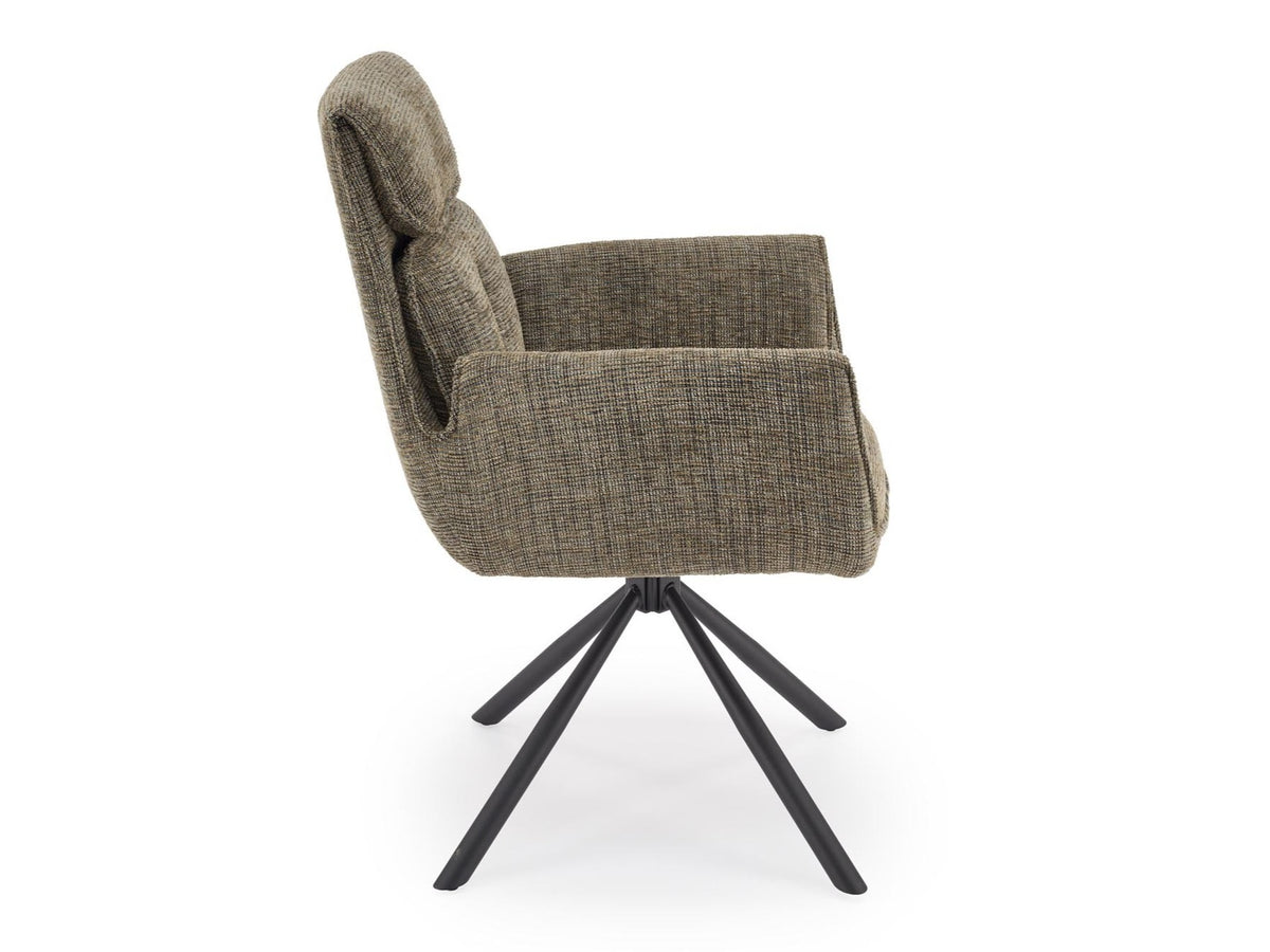 Kėdė K596 CS kėdė V-CH-K/596-KR-OLIWKOWY, Spalva: Baltimore 13 + Juoda
