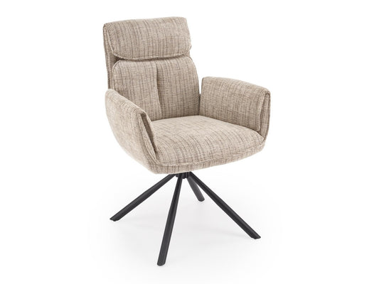Kėdė K596 CS kėdė V-CH-K/596-KR-BEŻOWY, Spalva: Baltimore 05 + Juoda
