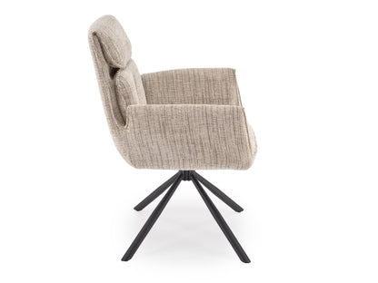 Kėdė K596 CS kėdė V-CH-K/596-KR-BEŻOWY, Spalva: Baltimore 05 + Juoda