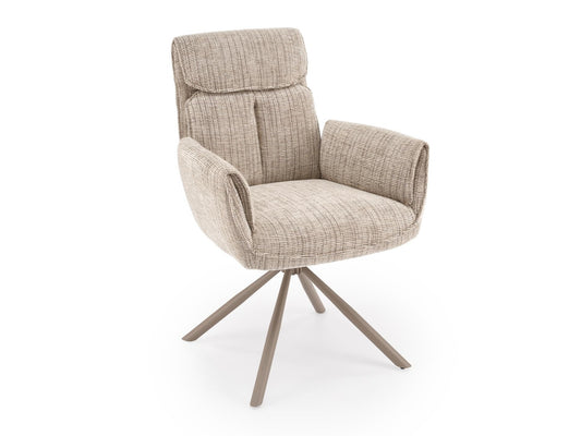 Kėdė K596 CS kėdė V-CH-K/596_CS-KR-BEŻOWY, Spalva: Baltimore 05 + Kašmyras