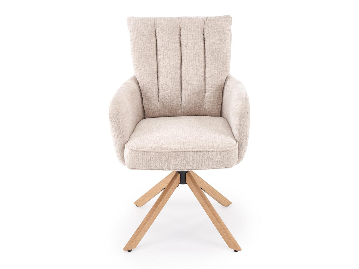Kėdė K594 kėdė, smėlinė / natural ąžuolas V-CH-K/594-KR-J.BEŻOWY/D.NATURALNY
