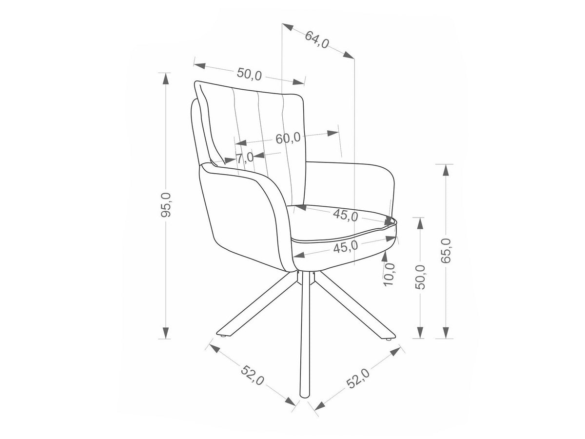 Kėdė K594 kėdė, smėlinė / natural ąžuolas V-CH-K/594-KR-J.BEŻOWY/D.NATURALNY