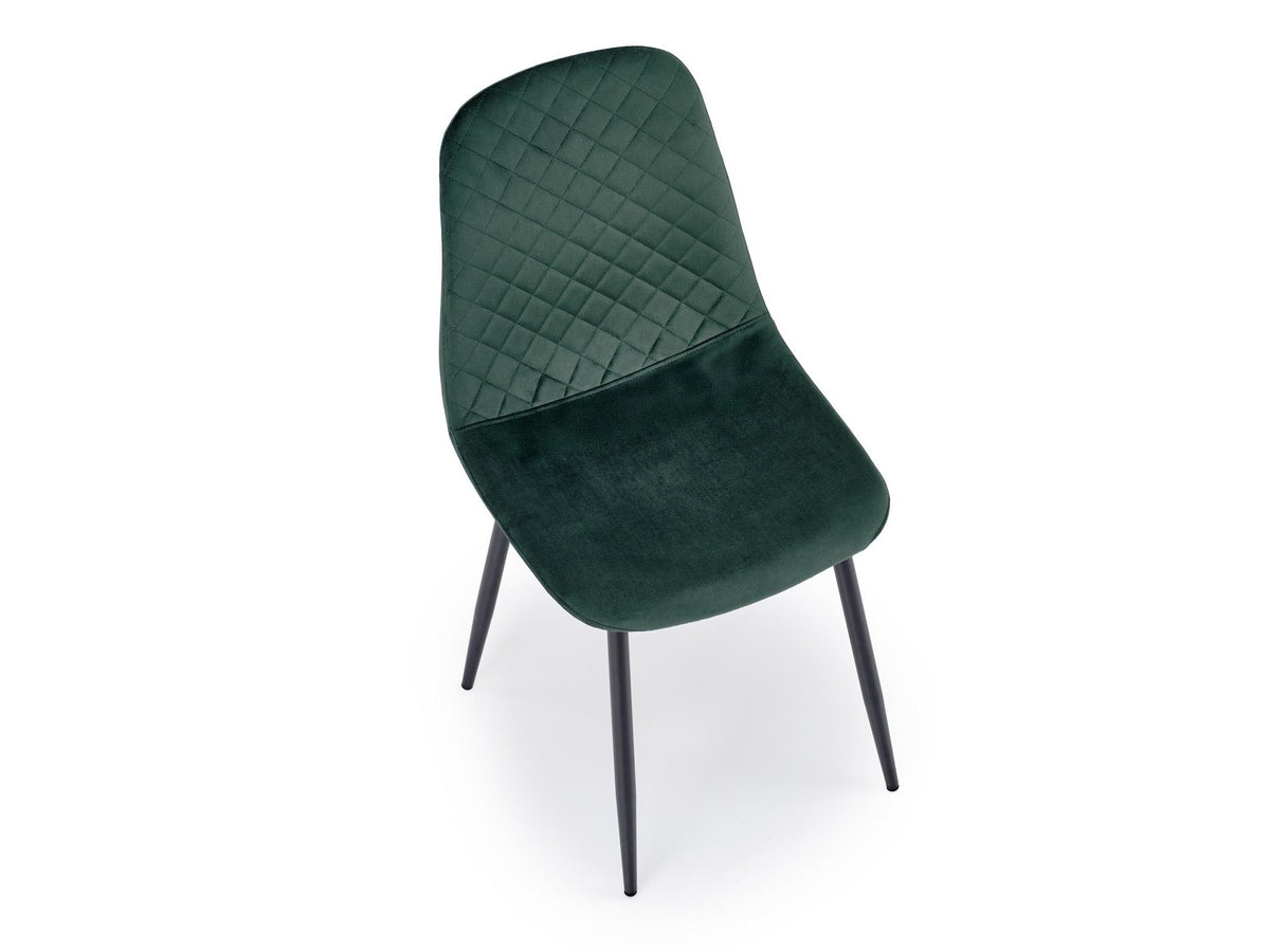 Kėdė K608 kėdė V-CH-K/608-KR-C.ZIELONY, Spalva: Žalia