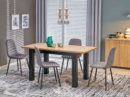 Kėdė K608 kėdė V-CH-K/608-KR-POPIELATY, Spalva: Pilka