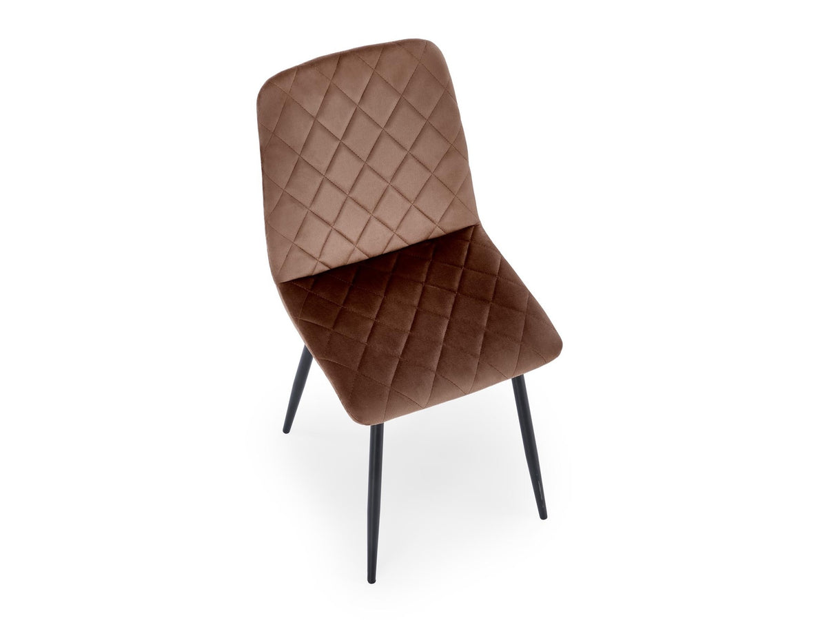 Kėdė K525 kėdė V-CH-K/525-KR-MOKKA, Spalva: Ruda + Juoda
