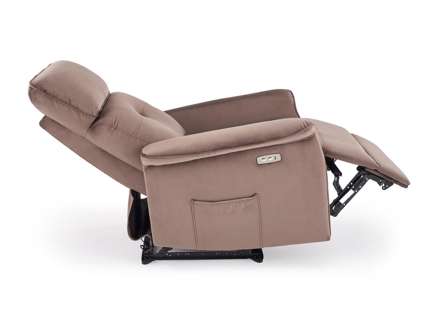 Fotelis reglaineris SEMIR V-CH-SEMIR-FOT-MOKKA, Spalva: Bluvel 38