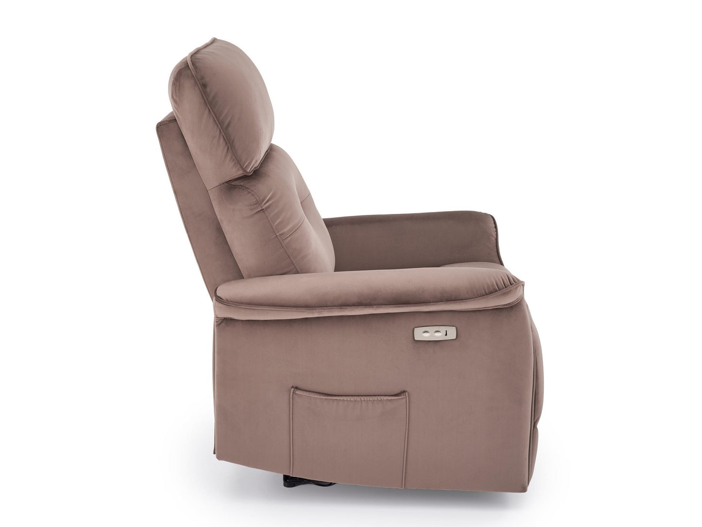 Fotelis reglaineris SEMIR V-CH-SEMIR-FOT-MOKKA, Spalva: Bluvel 38