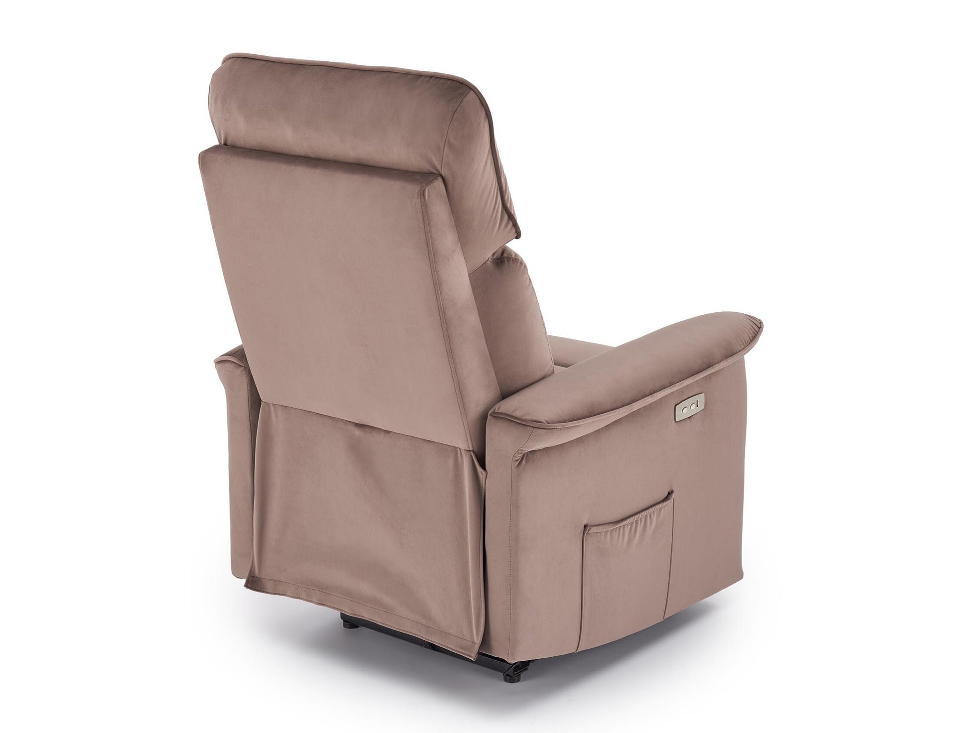 Fotelis reglaineris SEMIR V-CH-SEMIR-FOT-MOKKA, Spalva: Bluvel 38