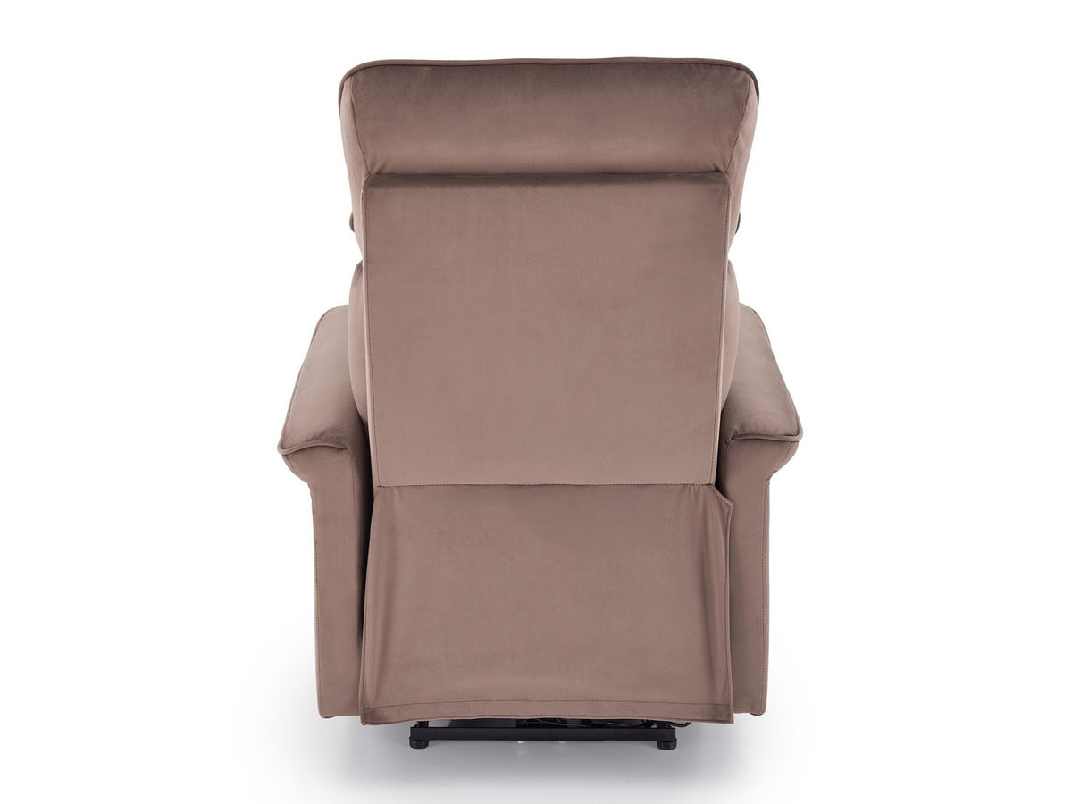 Fotelis reglaineris SEMIR V-CH-SEMIR-FOT-MOKKA, Spalva: Bluvel 38