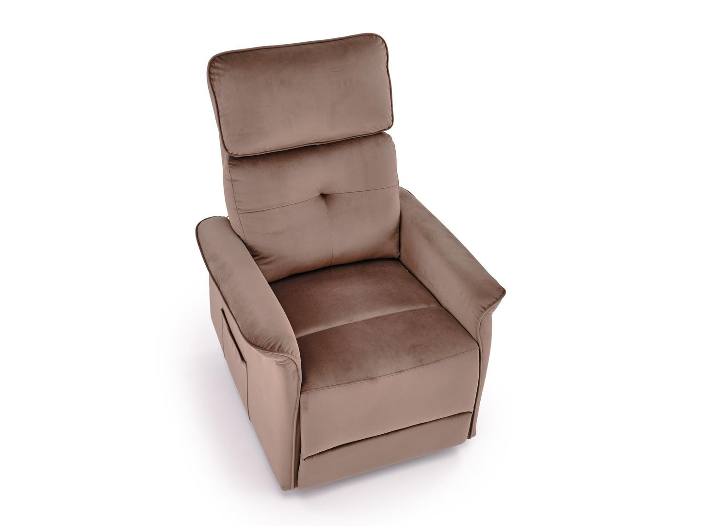 Fotelis reglaineris SEMIR V-CH-SEMIR-FOT-MOKKA, Spalva: Bluvel 38