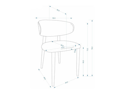 Kėdė K607 CS kėdė, smėlinė / kašmyras V-CH-K/607_CS-KR-BEŻOWY